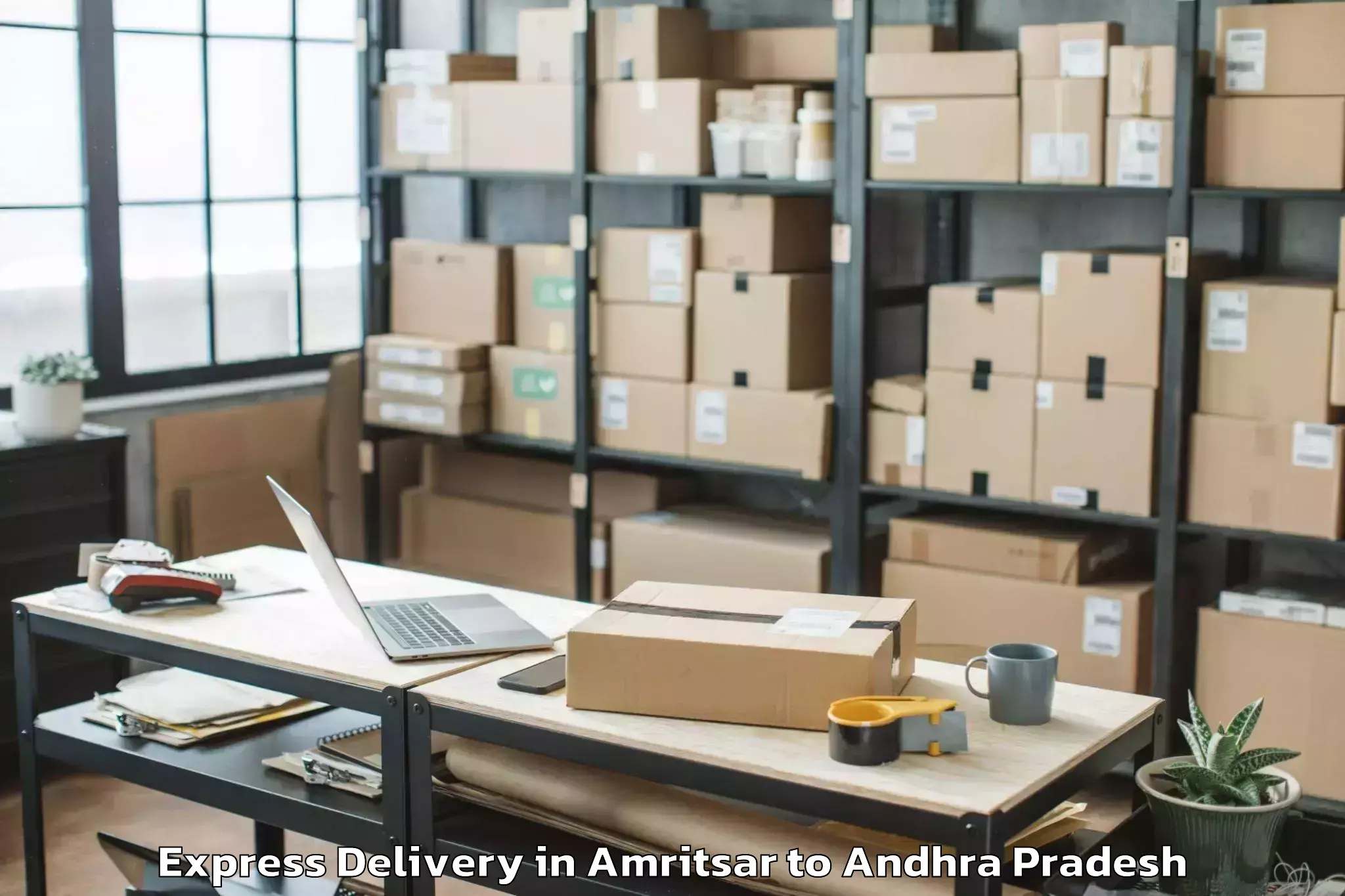 Book Amritsar to Voletivaripalem Express Delivery Online